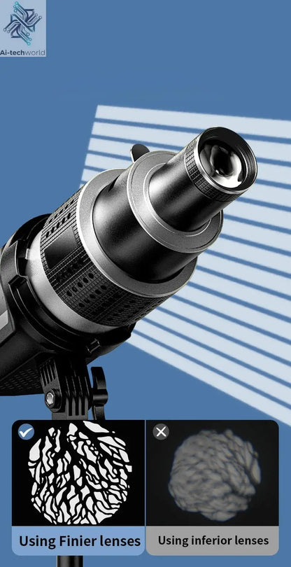 Shiyan Optical Focusing Projection Photography Spotlight For Aputure Godox Jinbei Bowens Mount LED Light Flash Strobe Light Ai-TechWorld 