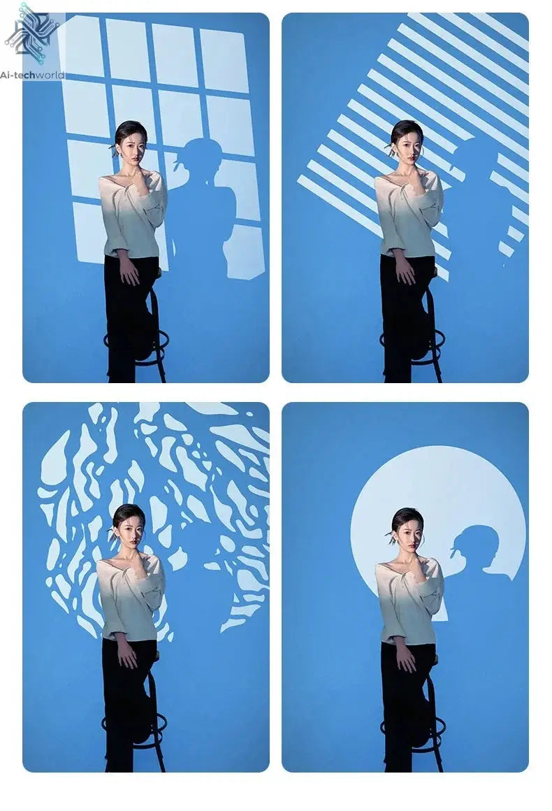 Shiyan Optical Focusing Projection Photography Spotlight For Aputure Godox Jinbei Bowens Mount LED Light Flash Strobe Light Ai-TechWorld 