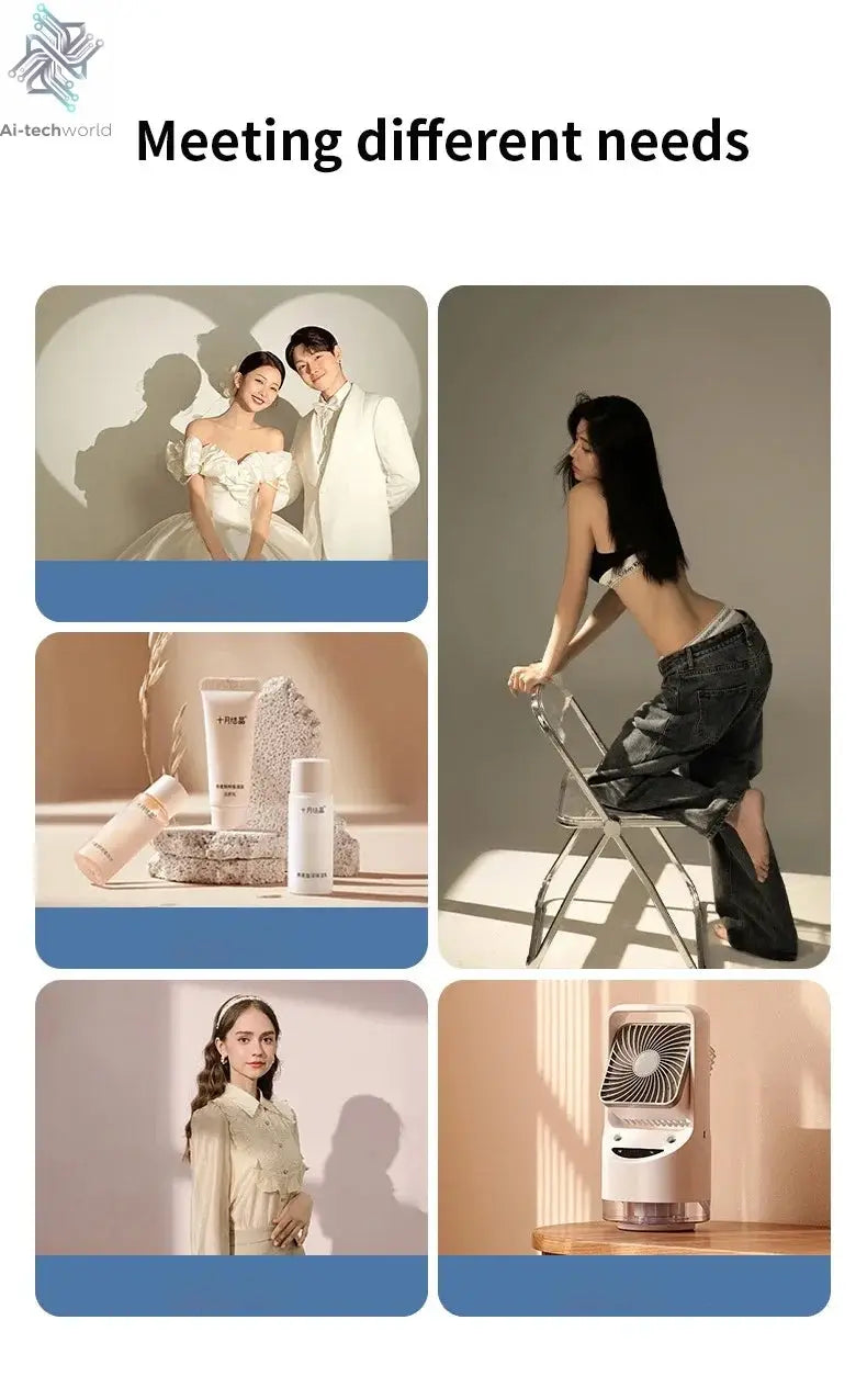 Shiyan Optical Focusing Projection Photography Spotlight For Aputure Godox Jinbei Bowens Mount LED Light Flash Strobe Light Ai-TechWorld 