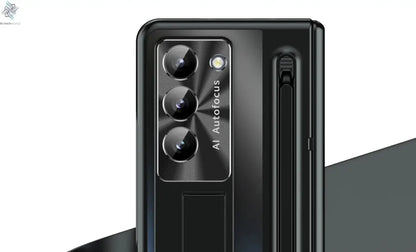Shockproof Hinge Protection Case For Samsung Galaxy Z Fold 7 6 5 4 5G With Touch Pen Stand Tempered Glass Protective Film Cover Ai-TechWorld 