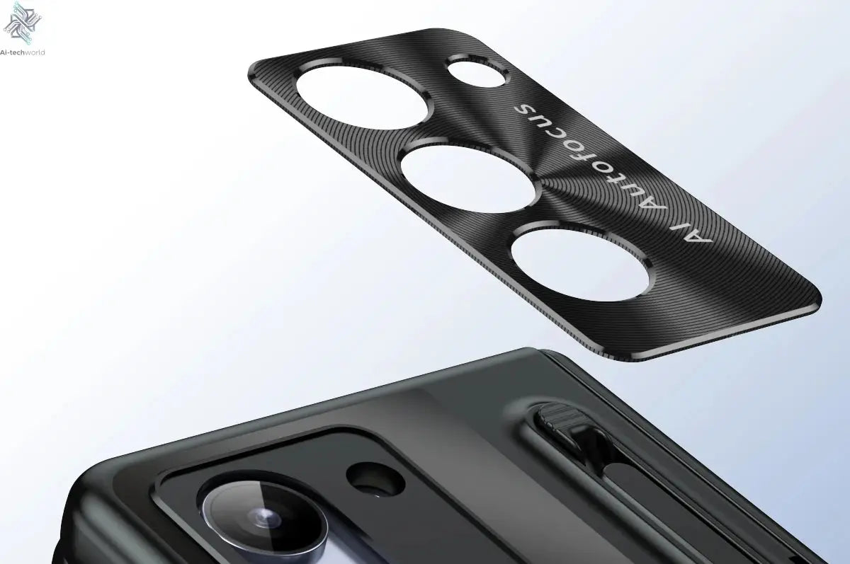 Shockproof Hinge Protection Case For Samsung Galaxy Z Fold 7 6 5 4 5G With Touch Pen Stand Tempered Glass Protective Film Cover Ai-TechWorld 