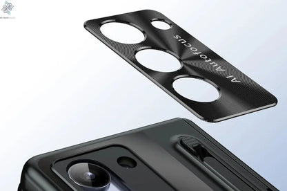 Shockproof Hinge Protection Case For Samsung Galaxy Z Fold 7 6 5 4 5G With Touch Pen Stand Tempered Glass Protective Film Cover Ai-TechWorld 