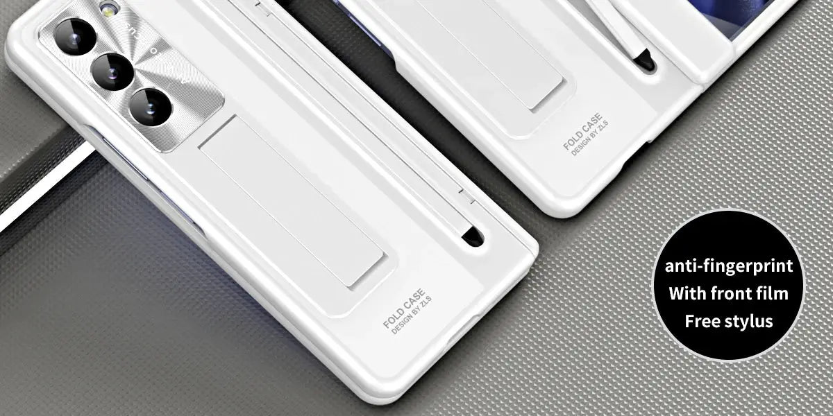 Shockproof Hinge Protection Case For Samsung Galaxy Z Fold 7 6 5 4 5G With Touch Pen Stand Tempered Glass Protective Film Cover Ai-TechWorld 