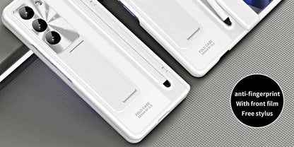 Shockproof Hinge Protection Case For Samsung Galaxy Z Fold 7 6 5 4 5G With Touch Pen Stand Tempered Glass Protective Film Cover Ai-TechWorld 