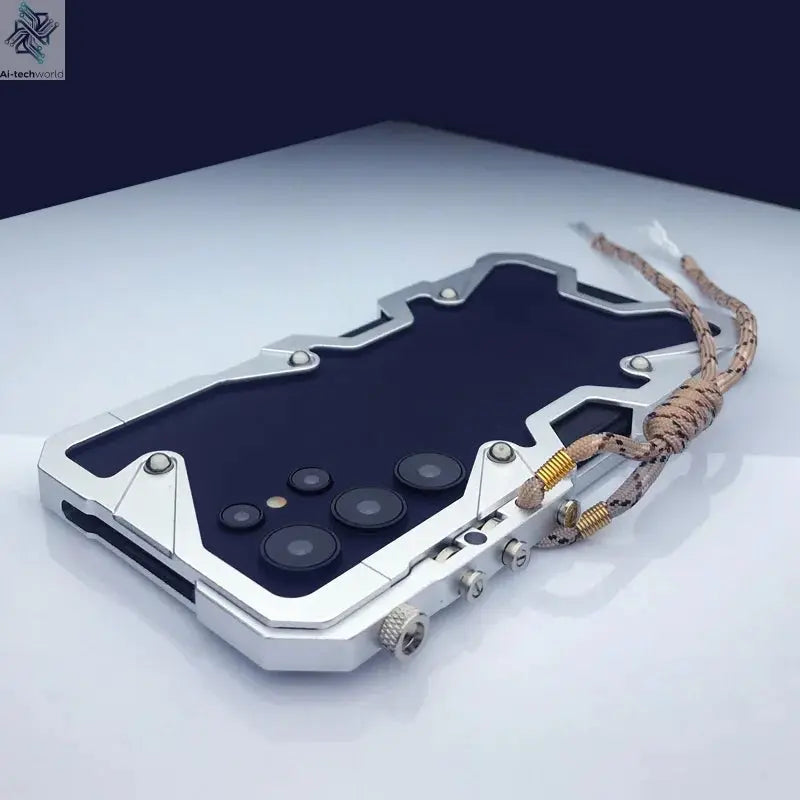 Shockproof Metal Bumper Case For Samsung Galaxy S25 Ultra S25 Plus S20 S21 FE Note20 s23 S22 Ultra S24 Ultra Case Aluminum Cover Ai-TechWorld 