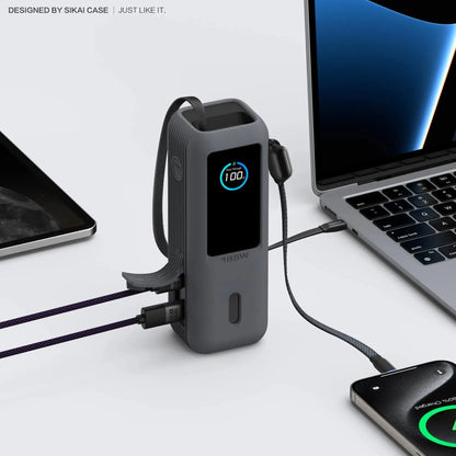Sikai Eco-Friendly Silicone Portable Charger Case for Anker zolo 2in1 165W PowerBank Shockproof Cover Compatible with Anker zolo Ai-TechWorld 
