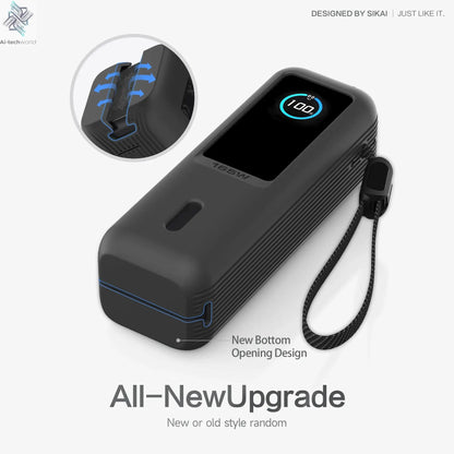 Silicone Case for Anker Zolo 25000mAh 165W Power Bank Portable Charger Protective Case Travel Carrying Case TF/SIM storage Bag Ai-TechWorld 