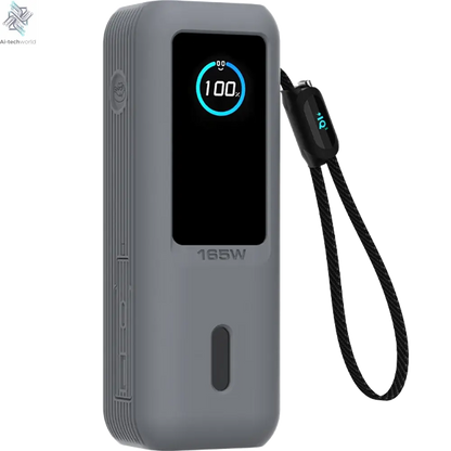 Silicone Case for Anker Zolo 25000mAh 165W Power Bank Portable Charger Protective Case Travel Carrying Case TF/SIM storage Bag Ai-TechWorld 