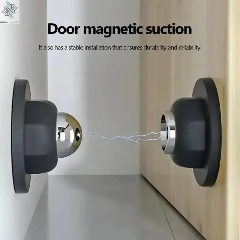 Silicone Door Suck Hotel Household Strong Magnetic Strong Mute Door Touch Silicone Anti-collision Door Stall Door Stopper Ai-TechWorld 