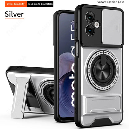 Slide Lens Funda for Motorola Moto G55 Case Magnetic Ring Cover for Motorola G64 G54 Power 5G Case Foldable Kickstand Armor Capa Ai-TechWorld 