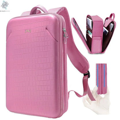 Slim Laptop Backpack 15.6 Inch with Variable Capacity and USB Port, Anti-Theft Water-Resistant Business Travel Backpack Daypack Ai-TechWorld 