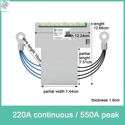 Smart 20S ~ 30S ANT BMS Lifepo4 li-ion LTO Battery Protection Board 220A 400A 170A 420A Bluetooth Phone 24S 26S 28S 84V 96V 126V Ai-TechWorld
