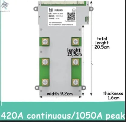 Smart 20S ~ 30S ANT BMS Lifepo4 li-ion LTO Battery Protection Board 220A 400A 170A 420A Bluetooth Phone 24S 26S 28S 84V 96V 126V Ai-TechWorld