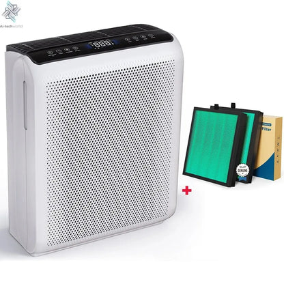 Smart Air Purifier – Touch Control, Auto Mode, Odor & Allergen Removal - Ai - TechWorld