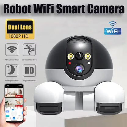 Smart Auto - Tracking Surveillance Robot with Two - Way Audio and Night Vision - Security Camera - Ai - TechWorld
