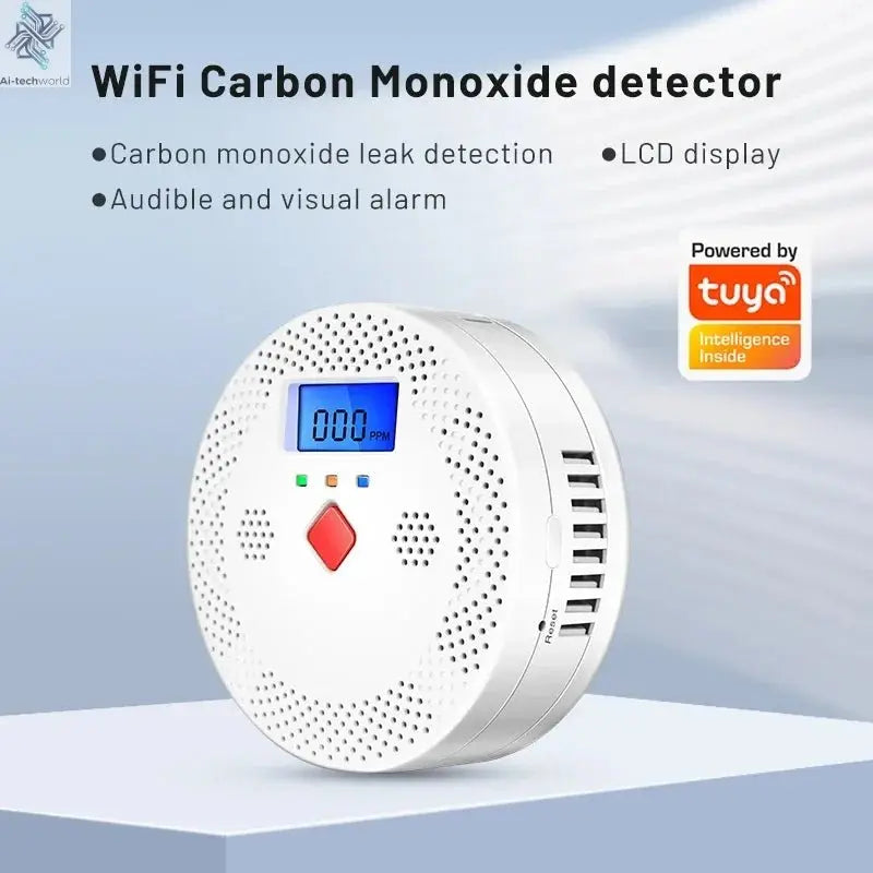 Smart Carbon Monoxide Detector Alarm –Real - Time Monitoring, App Alerts & Alexa Compatible - Ai - TechWorld