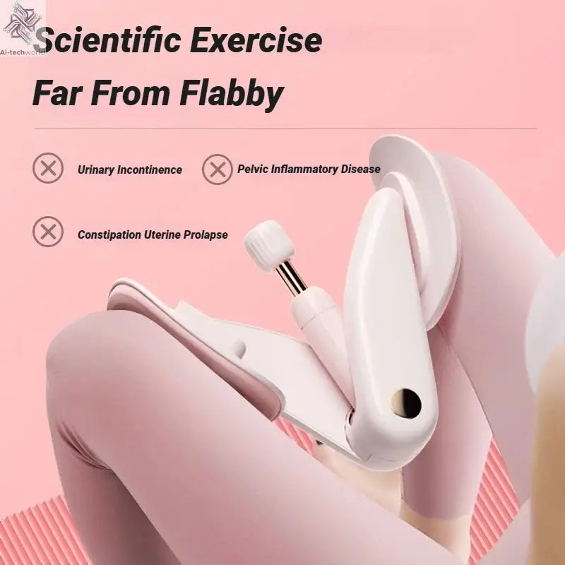 Smart Counting Leg Muscle Trainer Pelvic Floor Exercise Device Home Thin Legs Postpartum Recovery Kegel Clamping Equipment Ai-TechWorld 