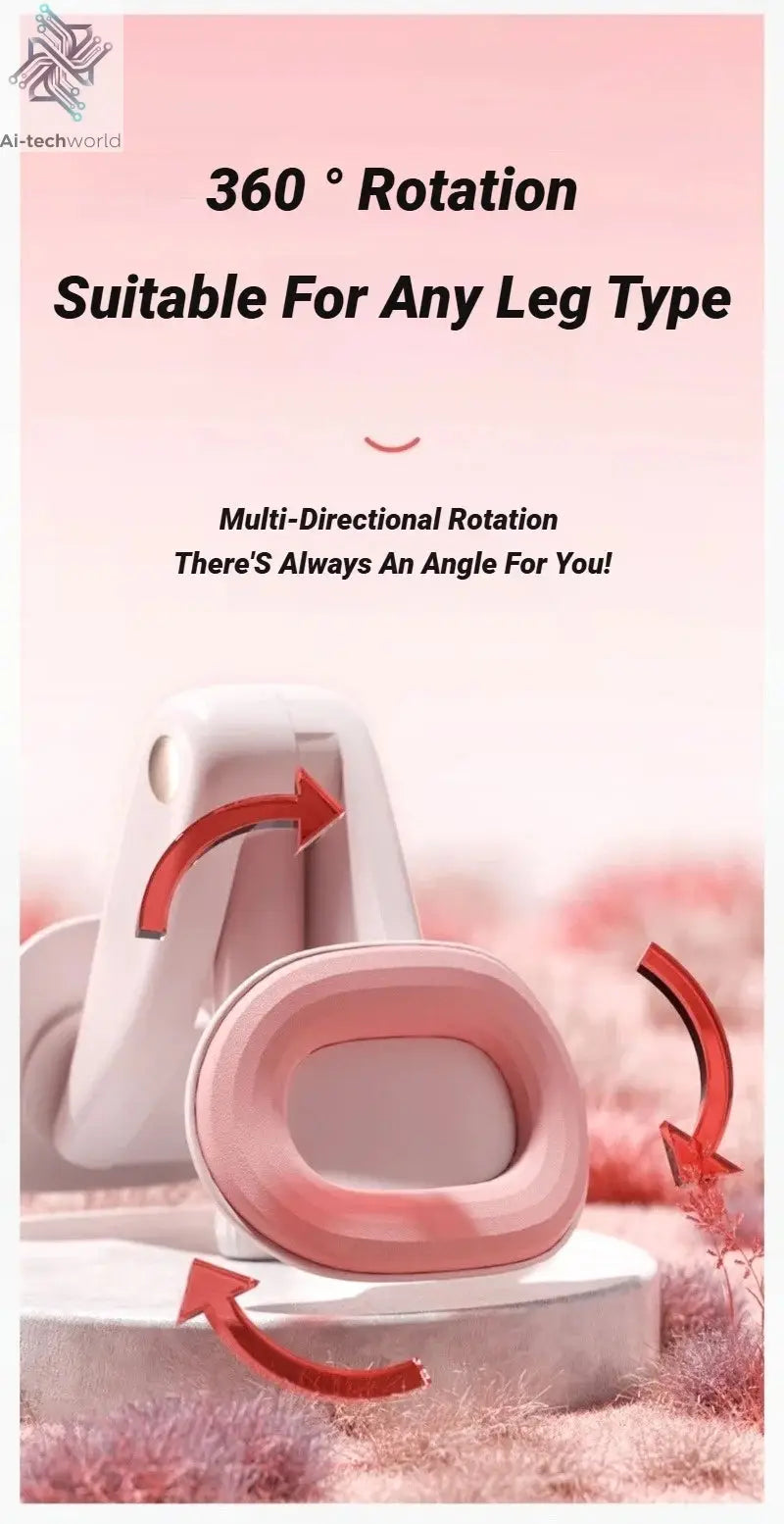 Smart Counting Leg Muscle Trainer Pelvic Floor Exercise Device Home Thin Legs Postpartum Recovery Kegel Clamping Equipment Ai-TechWorld 