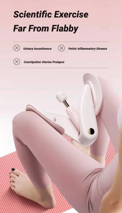 Smart Counting Leg Muscle Trainer Pelvic Floor Exercise Device Home Thin Legs Postpartum Recovery Kegel Clamping Equipment Ai-TechWorld 