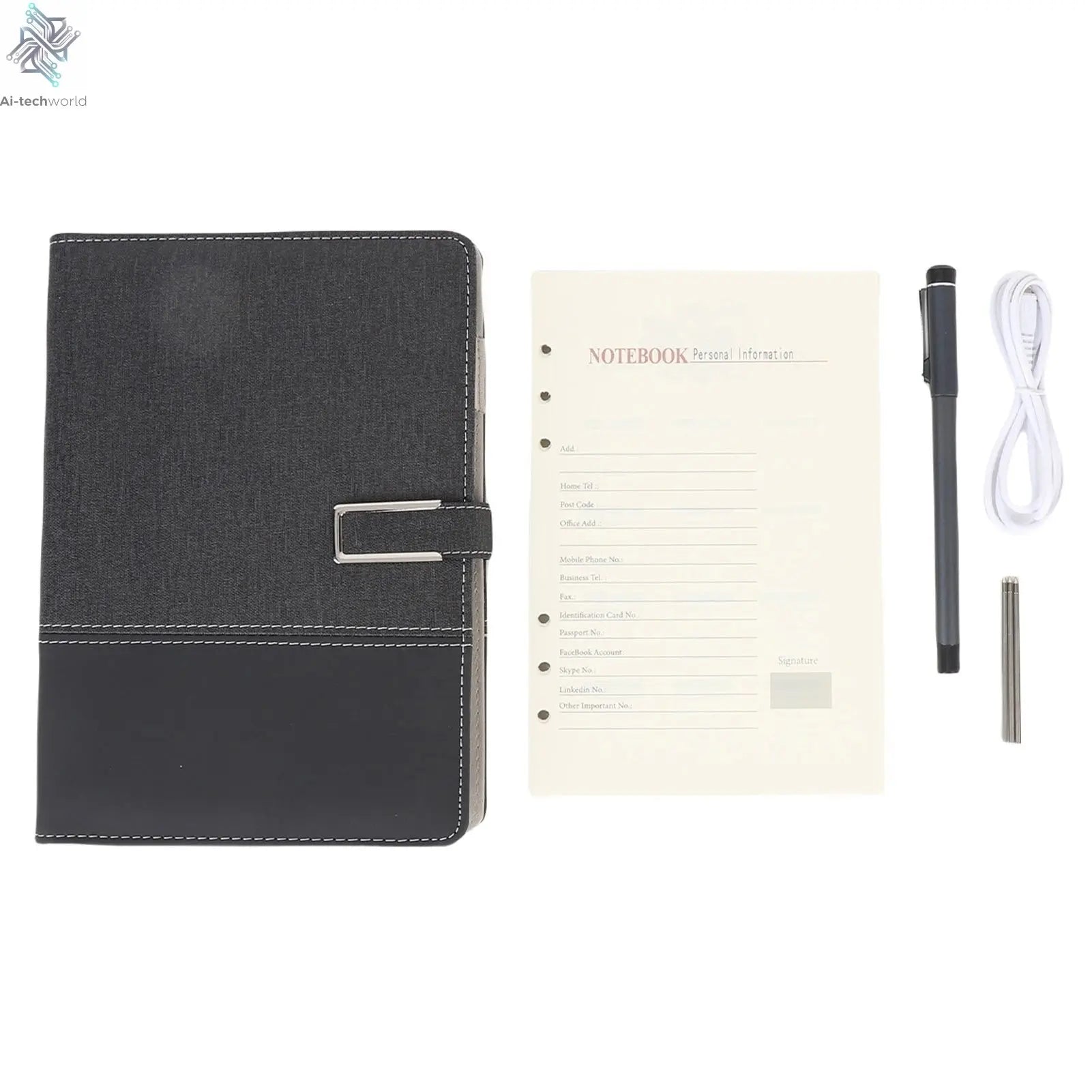 Smart Digital Pen & Notebook Set – Handwriting to Text Conversion, OCR for Notes & Drawing - Ai - TechWorld