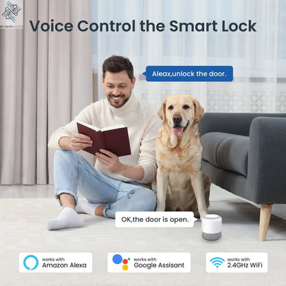 Smart Door Lock – Keyless Entry with Doorbell | App Control - Ai-TechWorld