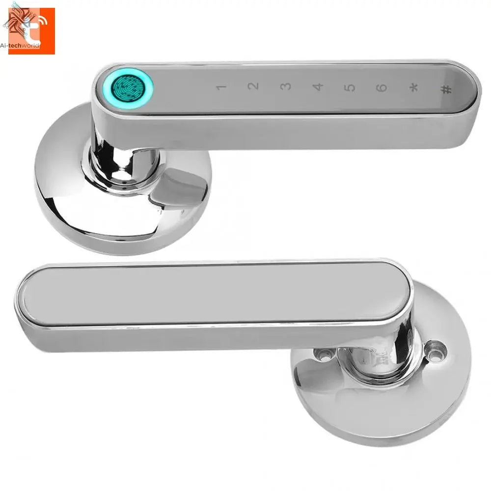 Smart Fingerprint Door Lock – Keyless Entry with Bluetooth, APP - Ai - TechWorld