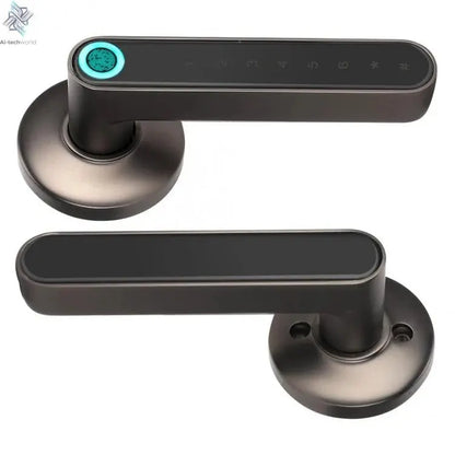 Smart Fingerprint Door Lock – Keyless Entry with Bluetooth, APP - Ai - TechWorld