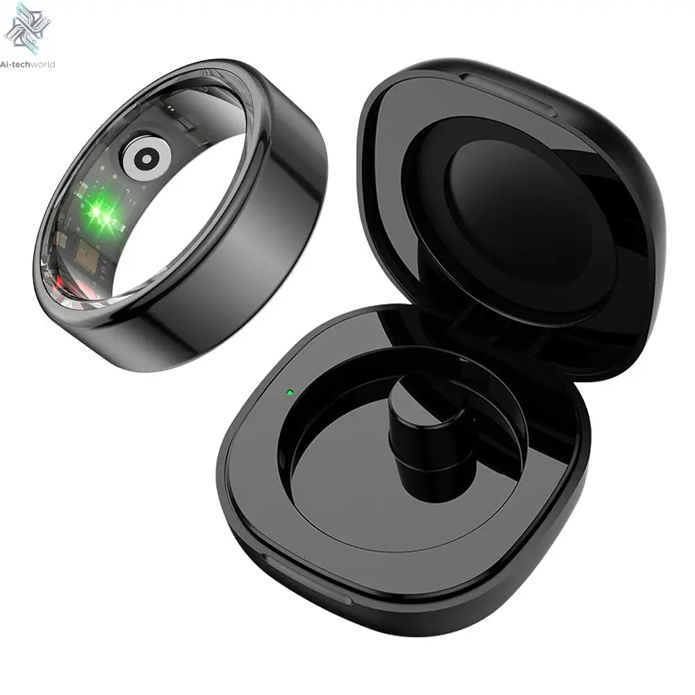 Smart Fitness Tracker Ring - Battery Life, 39 Days, Health Monitor, Waterproof - Ai - TechWorld
