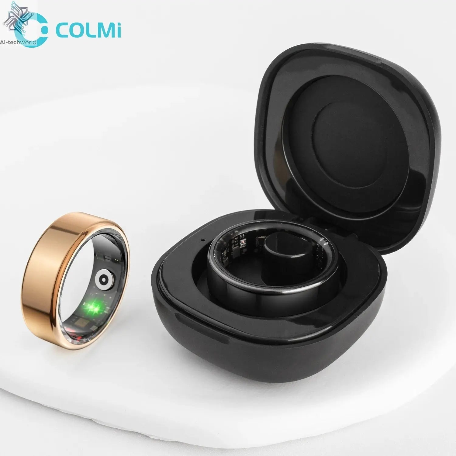 Smart Fitness Tracker Ring - Battery Life, 39 Days, Health Monitor, Waterproof - Ai - TechWorld