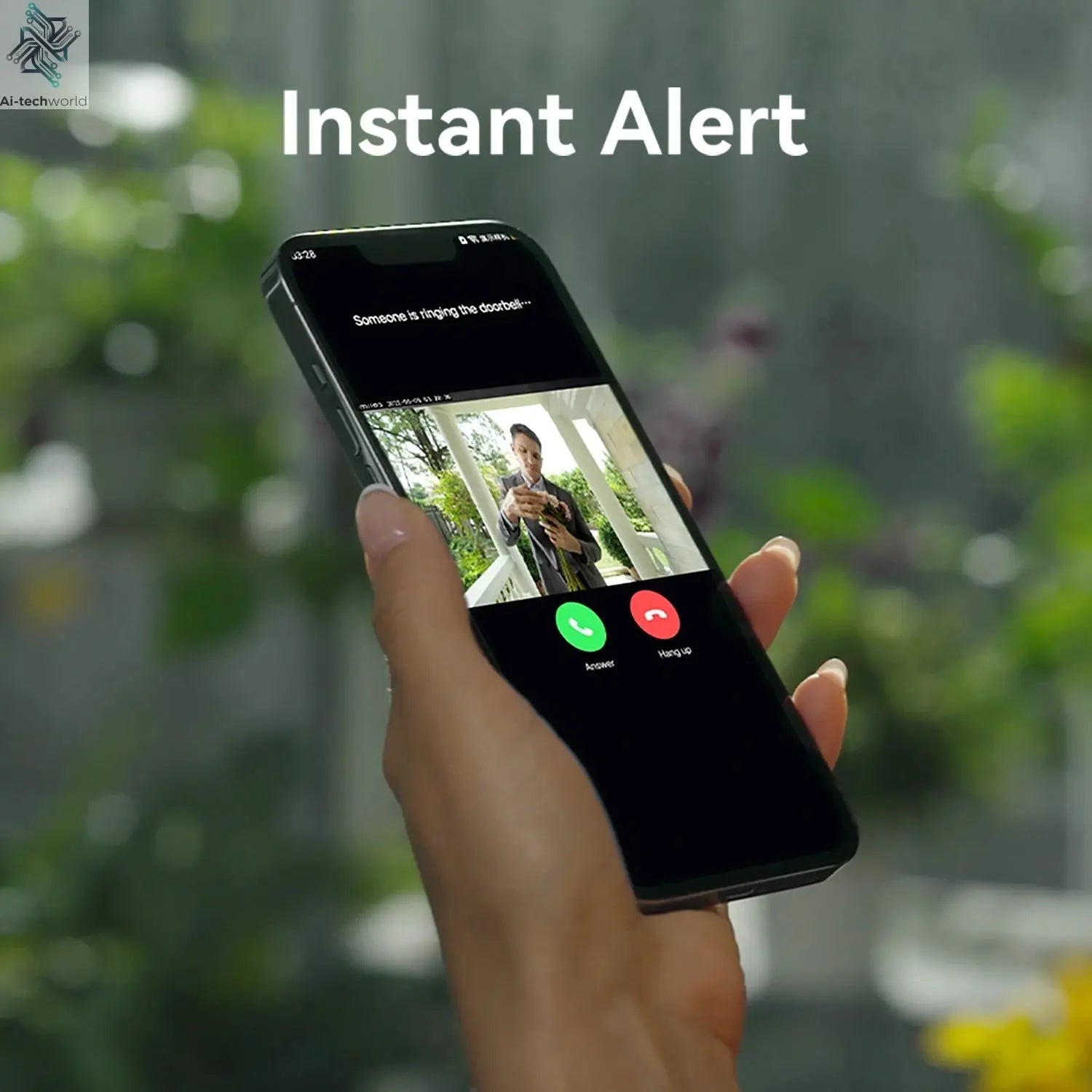 Smart Home Video Doorbell Camera – 2.5K Resolution, Human Detection and Local Storage - Ai - TechWorld