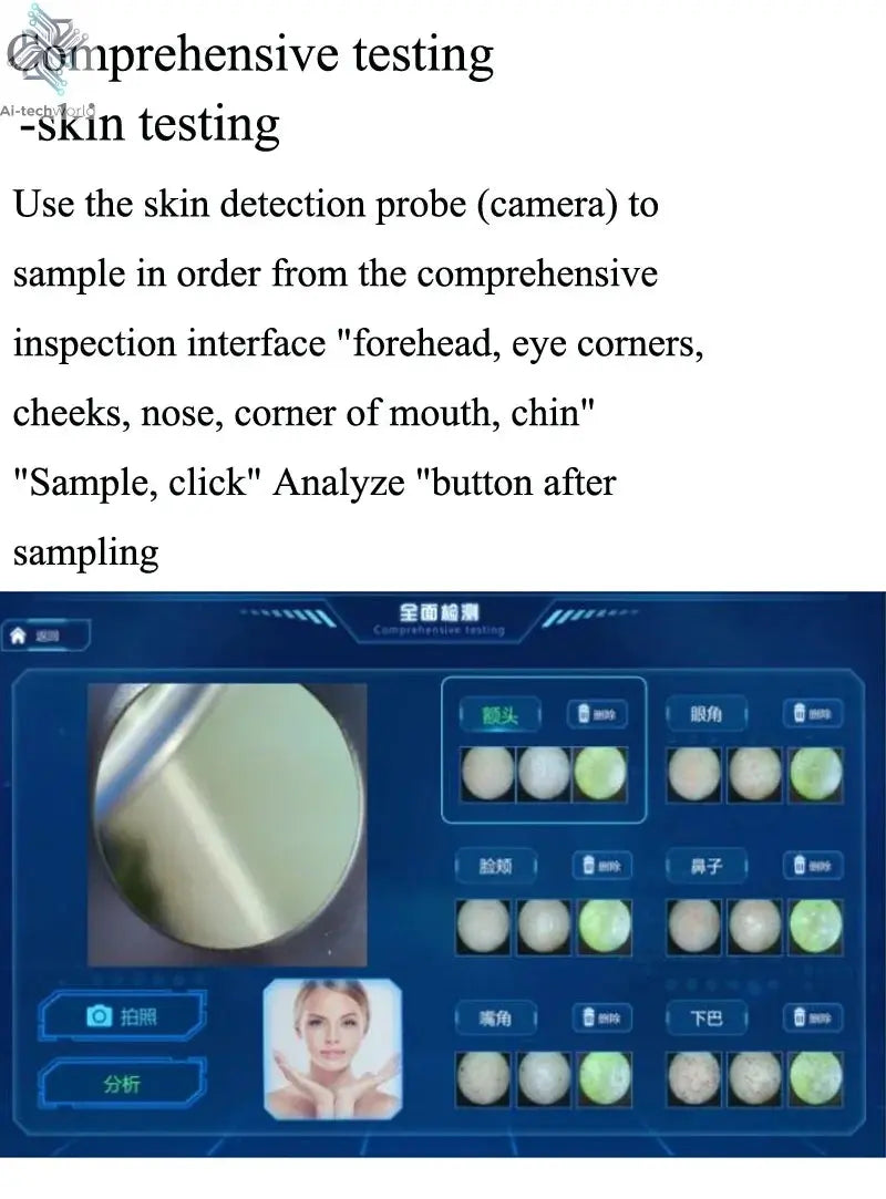 Smart Ice Blue Plus 7 in 1 Oxygen Hydro dermabrasion Bubble Machine Professional Face Hydra Machine rf Lifting ultrason machine Ai-TechWorld 