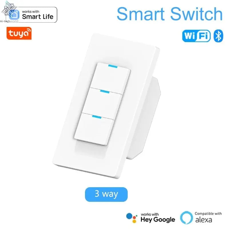Smart Light Switch | Works with Alexa & Google Home - Ai - TechWorld