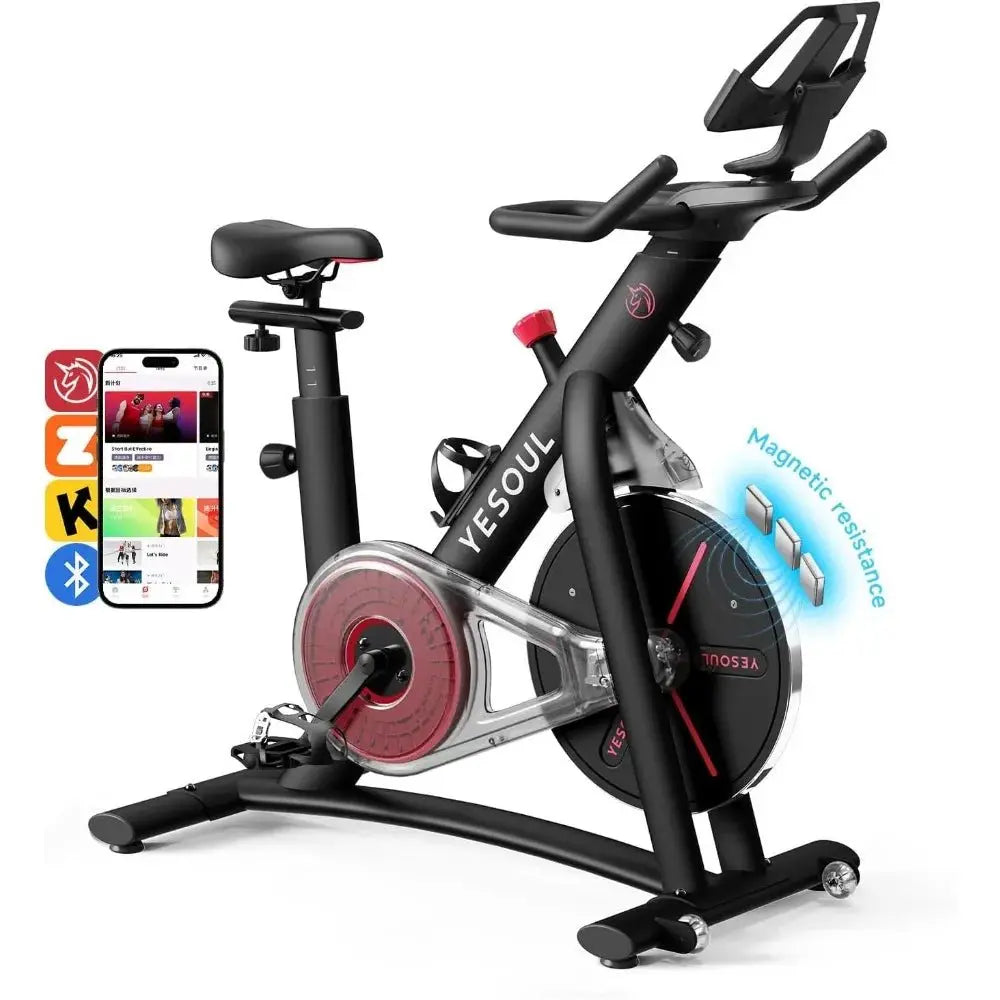 Smart Magnetic Stationary Cycling Bike - App integration Ai-TechWorld