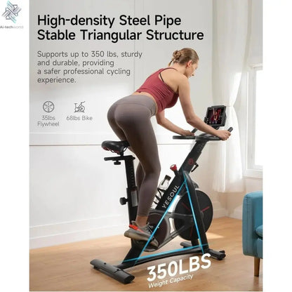Smart Magnetic Stationary Cycling Bike - App integration Ai-TechWorld