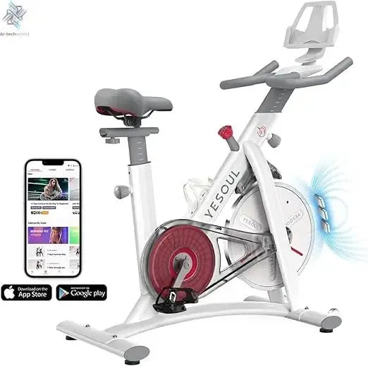 Smart Magnetic Stationary Cycling Bike - App integration Ai-TechWorld