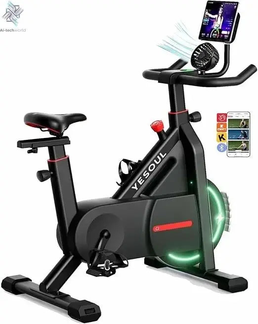 Smart Magnetic Stationary Cycling Bike - App integration Ai-TechWorld