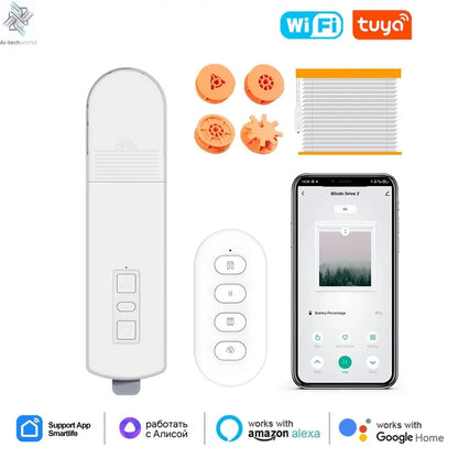 Smart Motorized Electric Roller Shutter Blind Curtain Motor – Voice and App Controlled - Alexa Google Home Alice - Ai - TechWorld