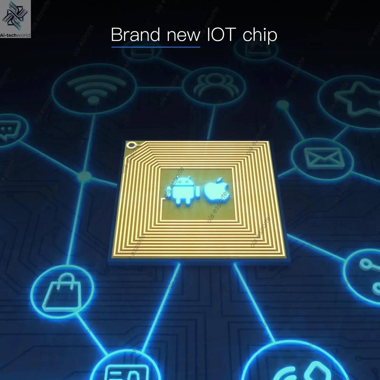 Smart Nail Chip Skin - friendly Wireless Accessory NFC Electronics Touching Sensor Nail Chip for Girl - Ai - TechWorld