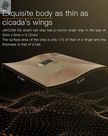 Smart Nail Chip Skin - friendly Wireless Accessory NFC Electronics Touching Sensor Nail Chip for Girl - Ai - TechWorld