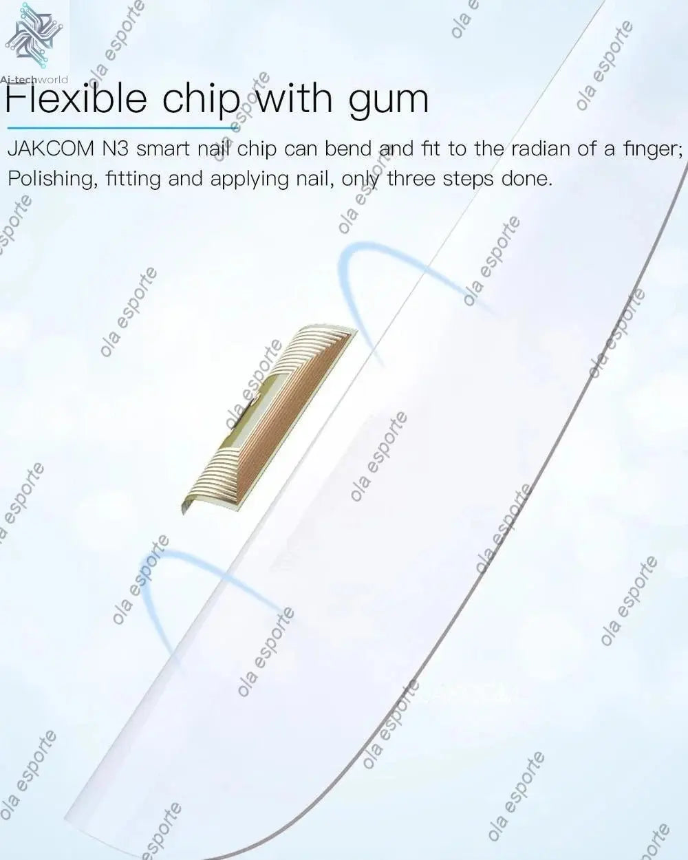 Smart Nail Chip Skin - friendly Wireless Accessory NFC Electronics Touching Sensor Nail Chip for Girl - Ai - TechWorld