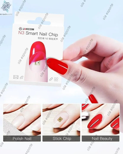 Smart Nail Chip Skin - friendly Wireless Accessory NFC Electronics Touching Sensor Nail Chip for Girl - Ai - TechWorld