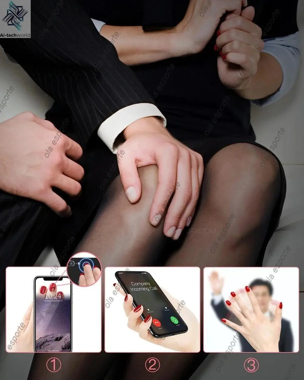 Smart Nail Chip Skin - friendly Wireless Accessory NFC Electronics Touching Sensor Nail Chip for Girl - Ai - TechWorld