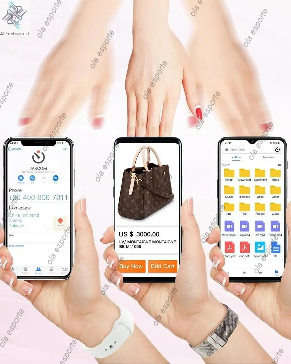 Smart Nail Chip Skin - friendly Wireless Accessory NFC Electronics Touching Sensor Nail Chip for Girl - Ai - TechWorld