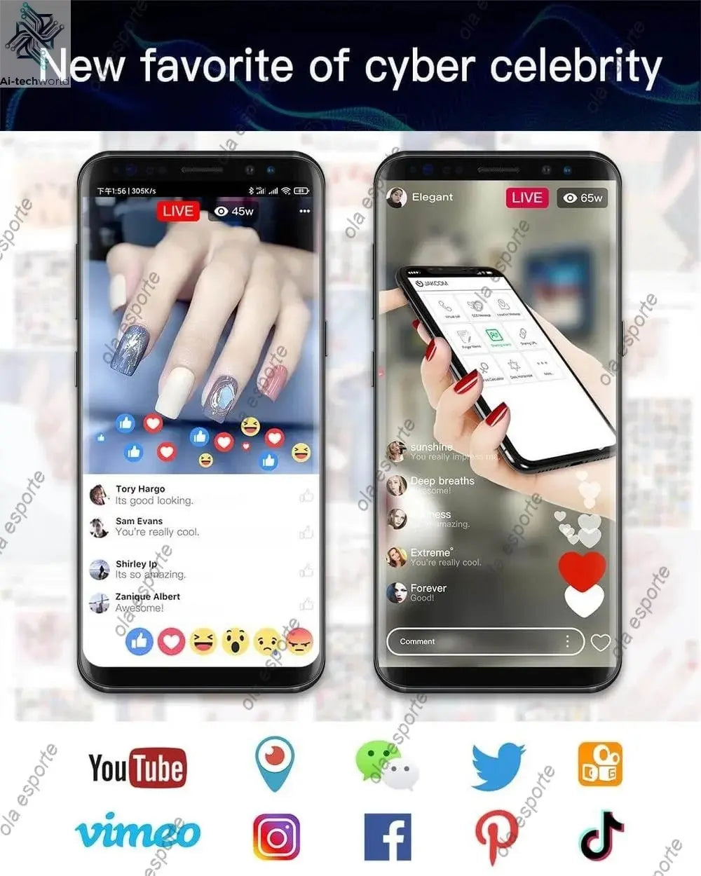 Smart Nail Chip Skin - friendly Wireless Accessory NFC Electronics Touching Sensor Nail Chip for Girl - Ai - TechWorld