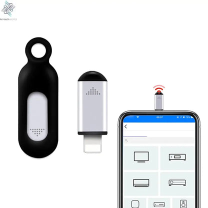 Smart Phone Infrared Transmitter Universal Mini Remote Controller Replacement for IOS Smartphone TV Air Conditioner Fan Camera Ai-TechWorld 