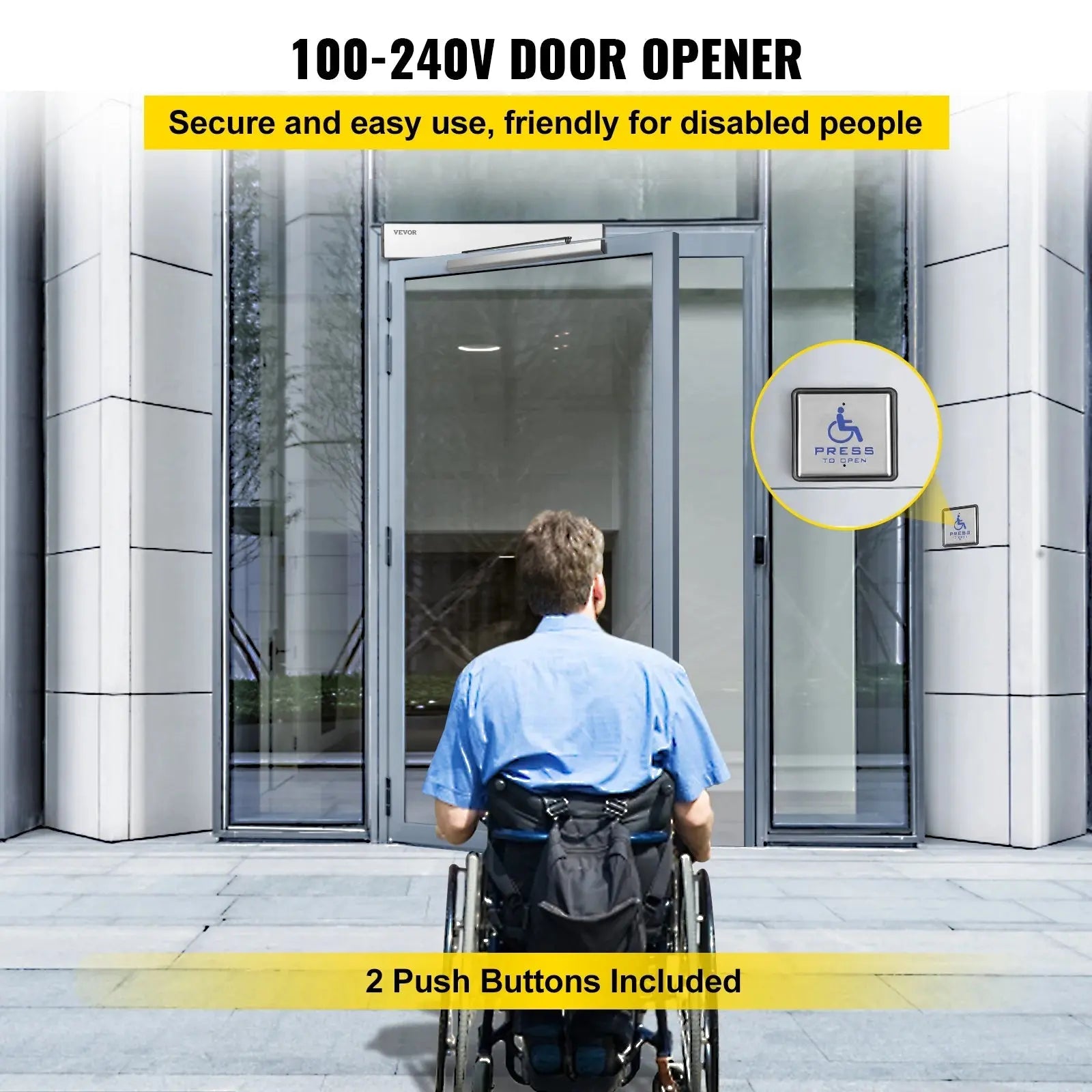 Smart Swing Door Opener - Automatic Swing Door Operator Ai-TechWorld