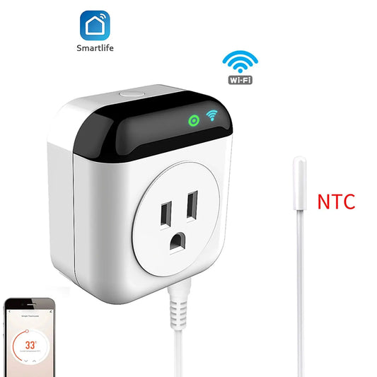 Smart Thermostat Socket 10A – Programmable WiFi Temperature Control Plug with App and Voice Control - Ai - TechWorld