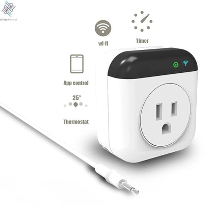Smart Thermostat Socket 10A – Programmable WiFi Temperature Control Plug with App and Voice Control - Ai - TechWorld