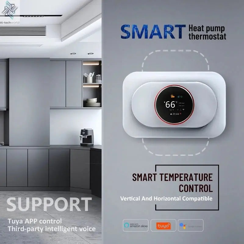 Smart Thermostat – Weekly Programmable, Works with Alexa and Google Assistant - Ai - TechWorld