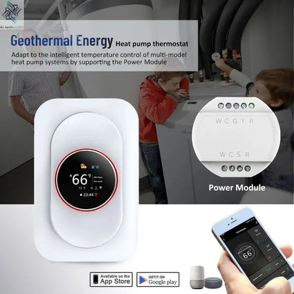 Smart Thermostat – Weekly Programmable, Works with Alexa and Google Assistant - Ai - TechWorld